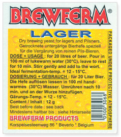 BREWFERM LAGER 100 g