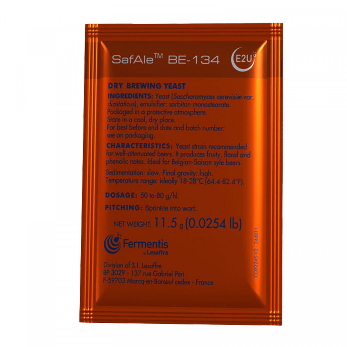 SafAle BE-134 11.5 g